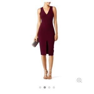 Likely, plum midi “Park” sheath dress sz 6